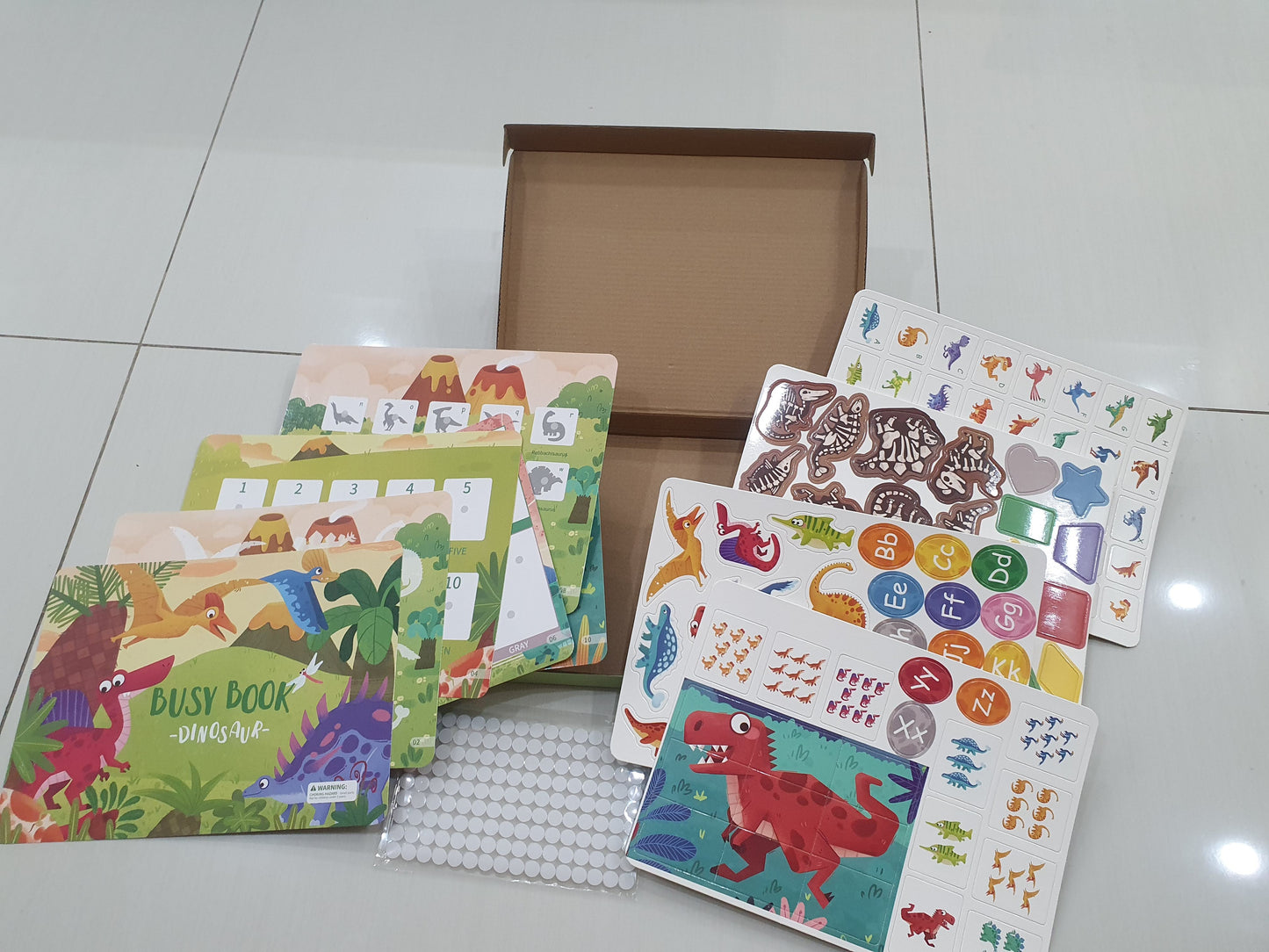 Busy Book (Farm, Dinosaur & Traffic Theme)