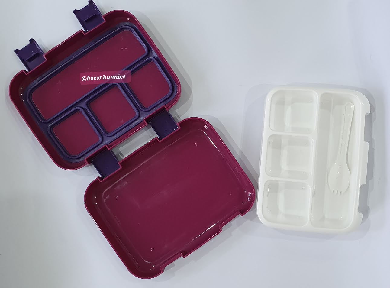 Drop-proof Maroon Bentobox