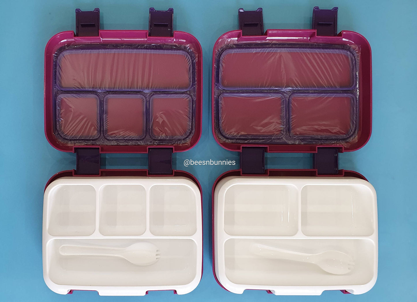 Drop-proof Maroon Bentobox