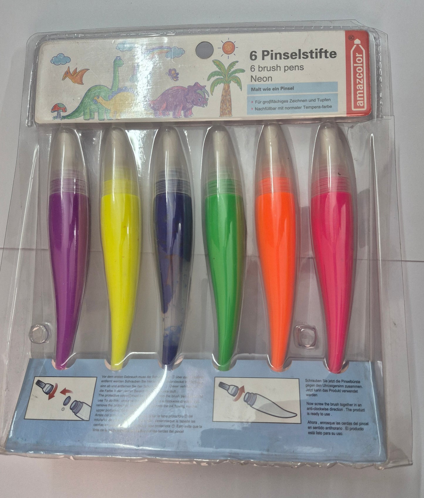 Poster Paints with Brush Tips