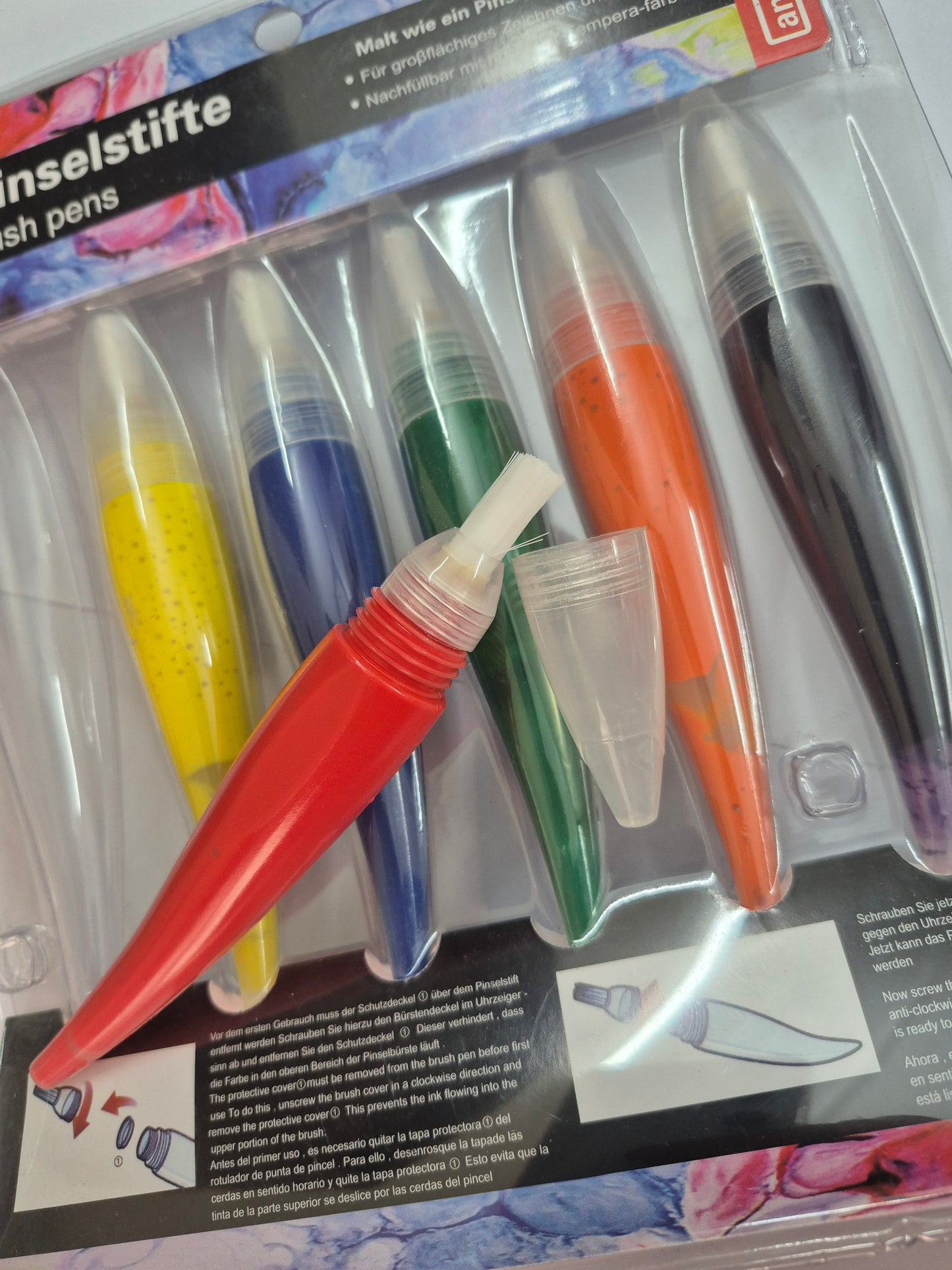 Poster Paints with Brush Tips