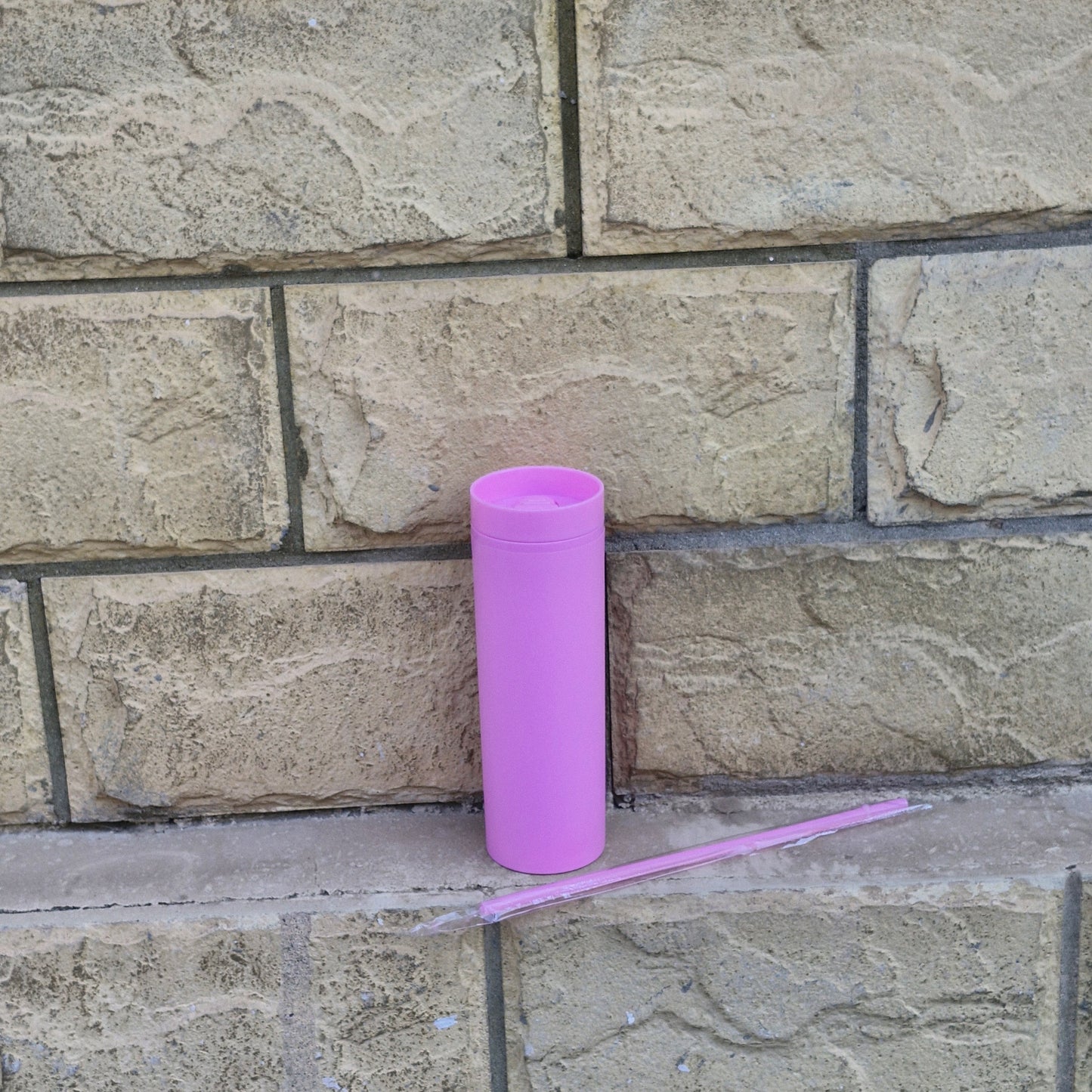 Acrylic Double Wall Water Bottle BPA Free - Leakproof (475 ml)