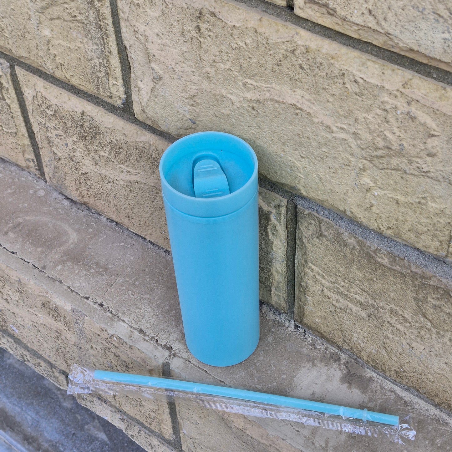 Acrylic Double Wall Water Bottle BPA Free - Leakproof (475 ml)