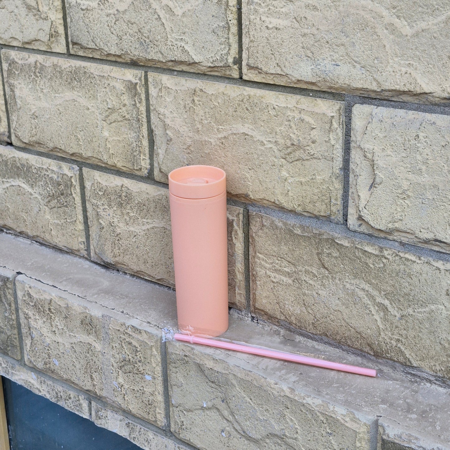 Acrylic Double Wall Water Bottle BPA Free - Leakproof (475 ml)
