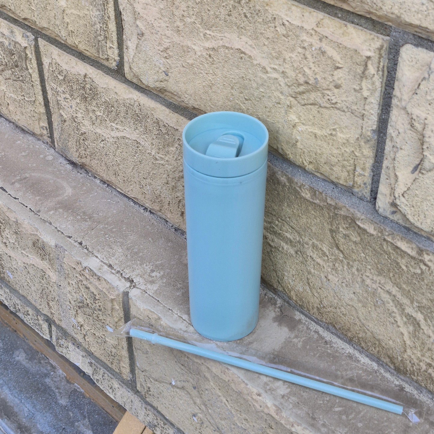 Acrylic Double Wall Water Bottle BPA Free - Leakproof (475 ml)