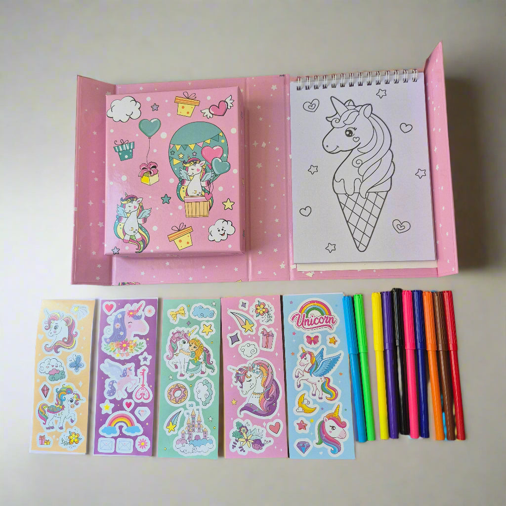 Fun Coloring Notebook Set