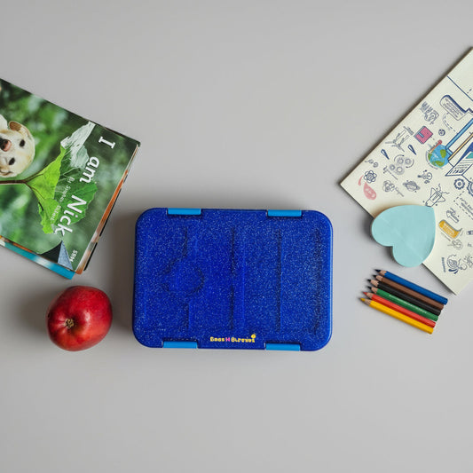 Classy Glittery Lunchbox - Blue