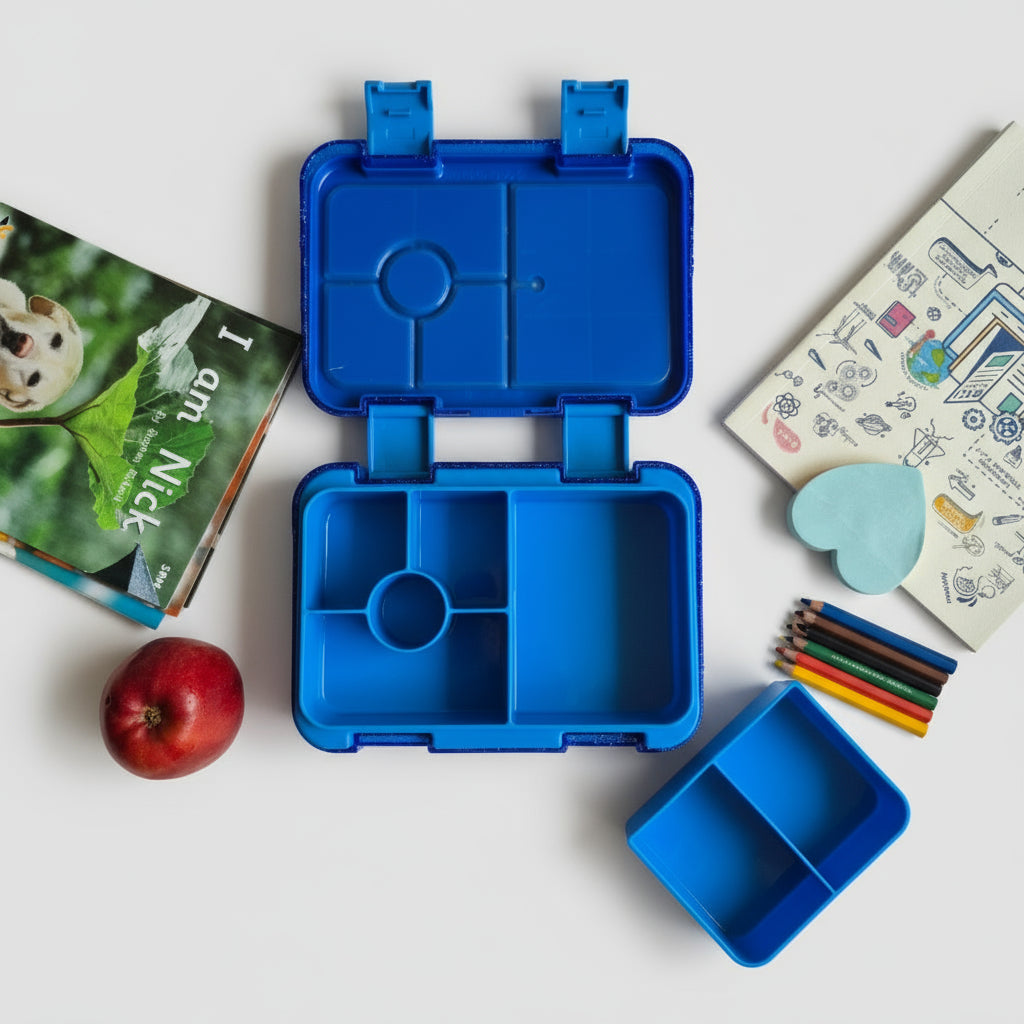 Classy Glittery Lunchbox - Blue