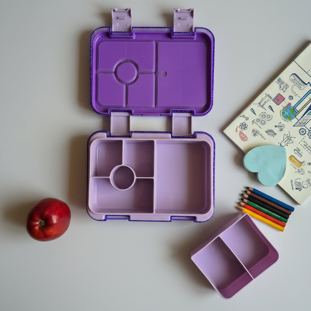 Classy Glittery Lunchbox - Purple