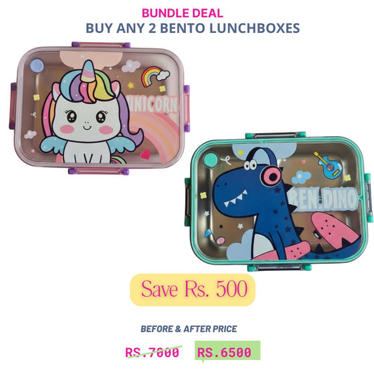 Two Stainless Steel Lunchbox Deal
