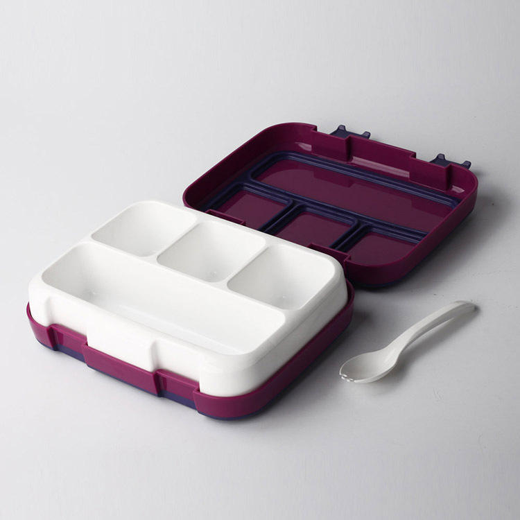 Drop-proof Maroon Bentobox