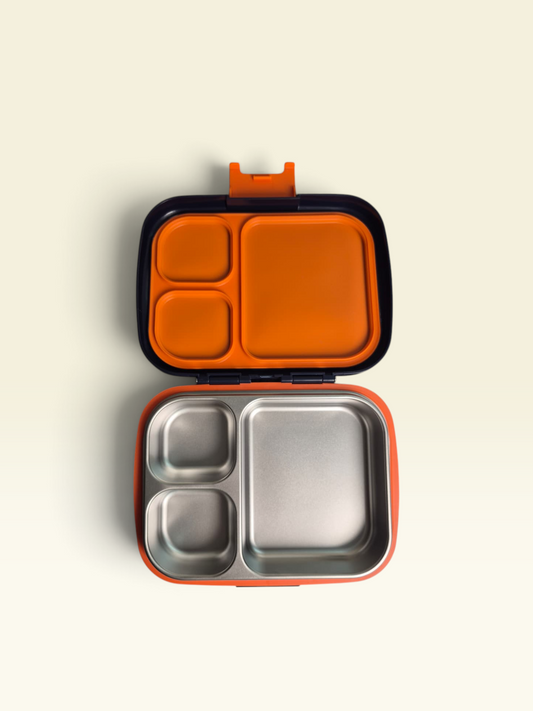 Premium Stainless Steel Bento Lunchbox - Dark Blue