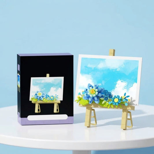 3D Canvas Floral Building Blocks Set - Lego