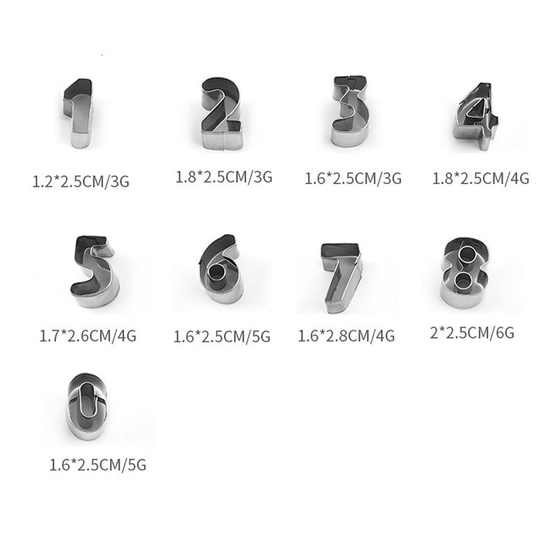 123 Cutters - Stainless Steel