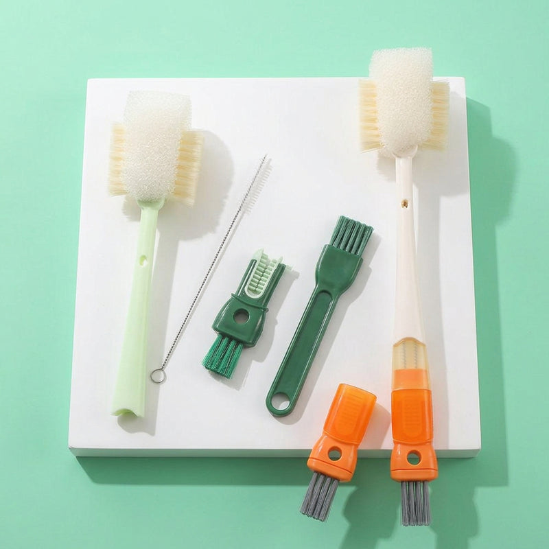 Multifunctional Bottle and Lid Cleaning Brush
