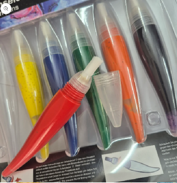 Poster Paints with Brush Tips