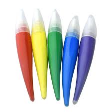 Poster Paints with Brush Tips