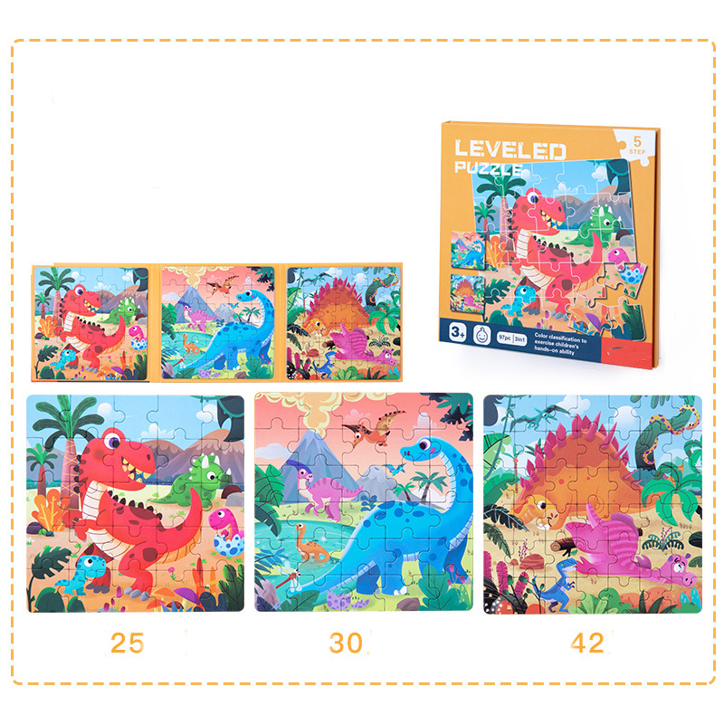 Magnetic Leveled Puzzle – 5-Step Puzzle for Kids