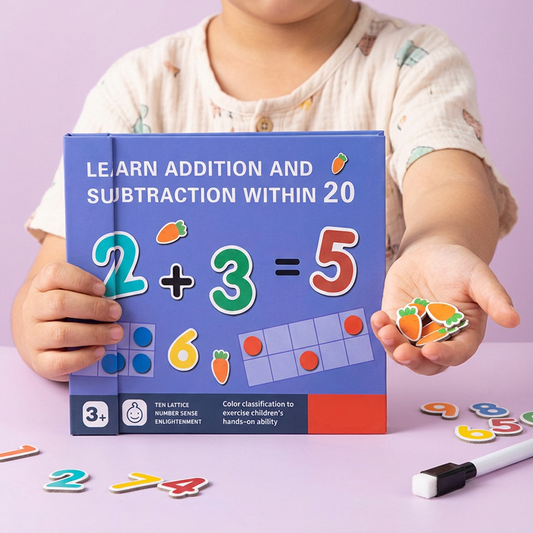 Learn Addition & Subtraction Math Kit for Kids - Educational Counting & Arithmetic Set