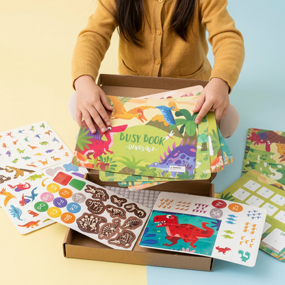 Busy Book (Farm, Dinosaur & Traffic Theme)