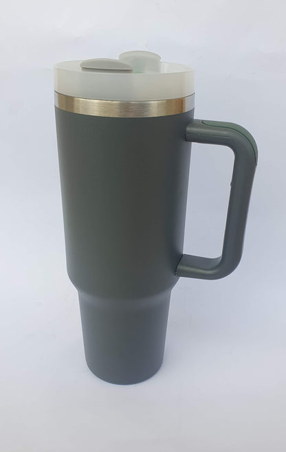 Stainless Steel Tumbler 40oz with straw