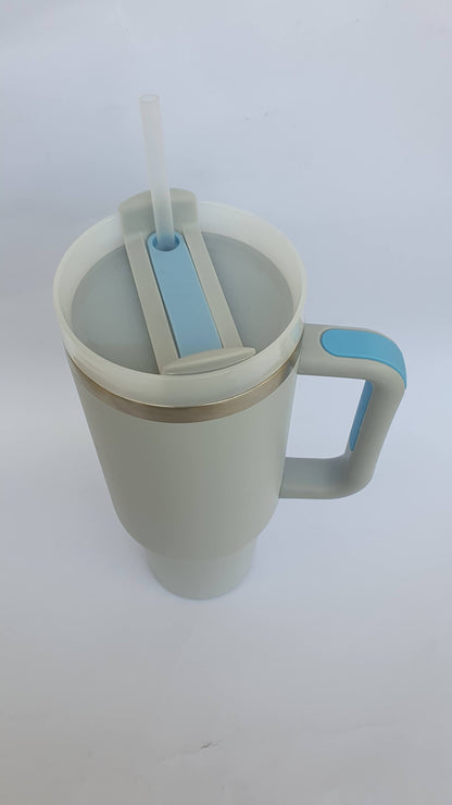Stainless Steel Tumbler 40oz with straw