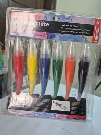 Poster Paints with Brush Tips
