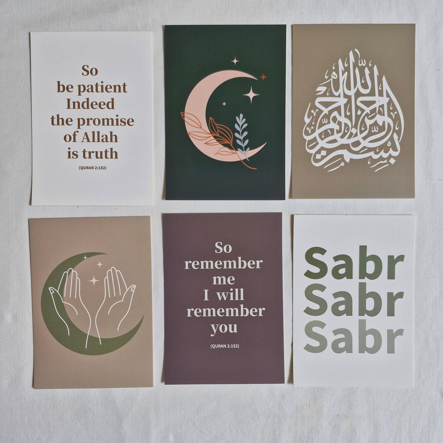 Islamic Aesthetic Wall Collage (15 Pieces)