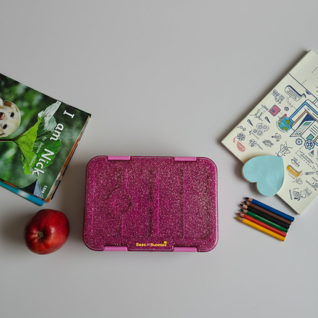 Classy Glittery Lunchbox - Pink