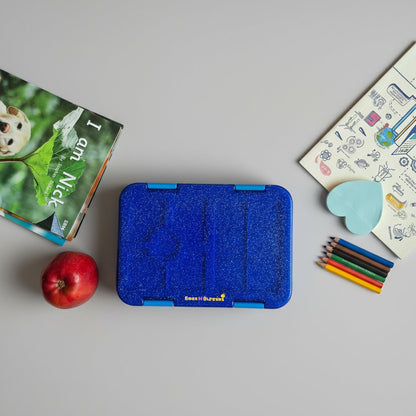 Classy Glittery Lunchbox - Blue