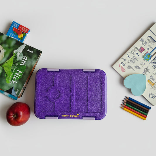 Classy Glittery Lunchbox - Purple