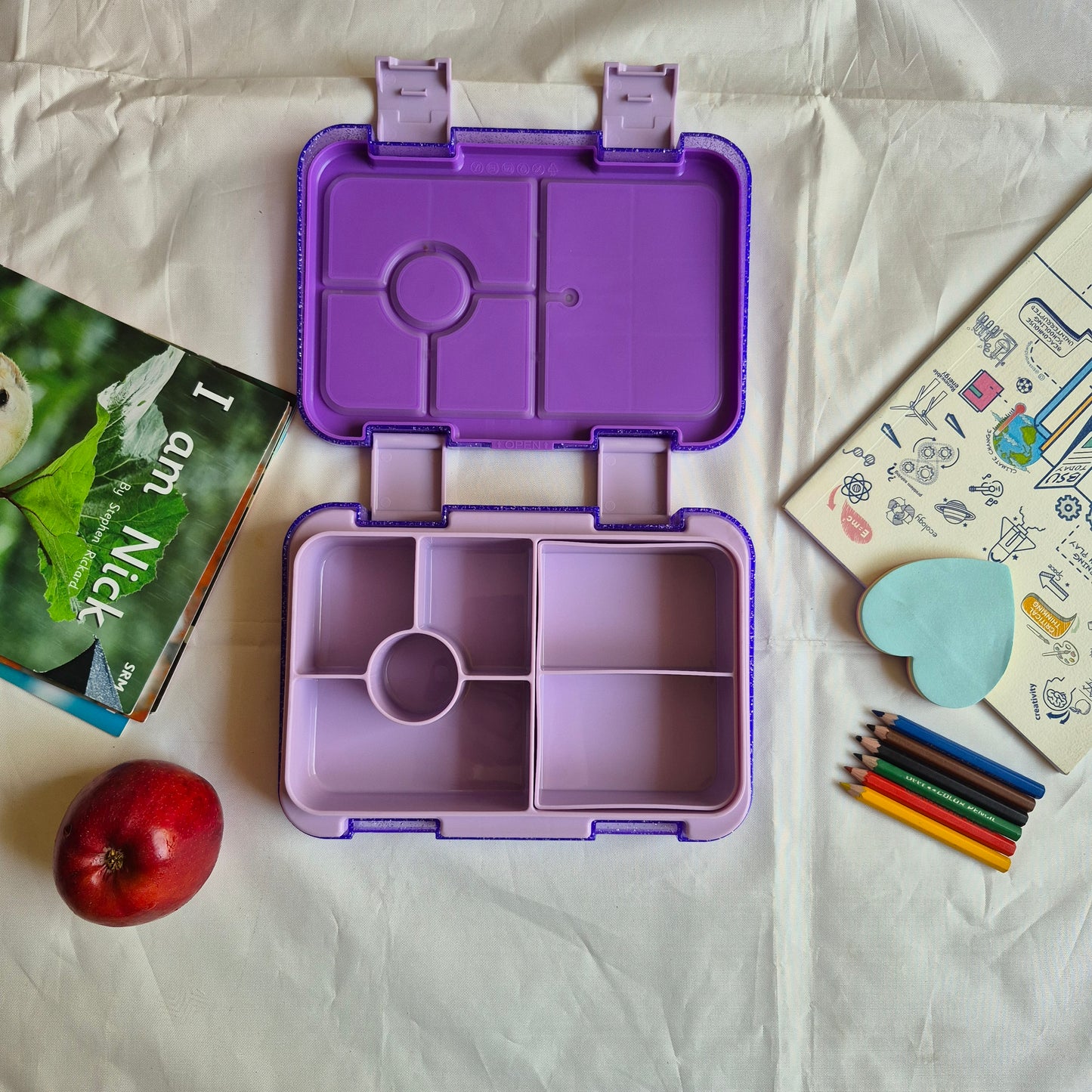 Classy Glittery Lunchbox - Purple