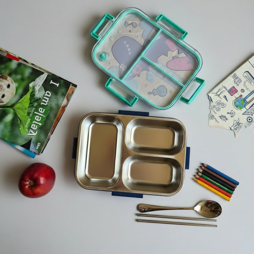 Stainless Steel Dinosaur Lunchbox