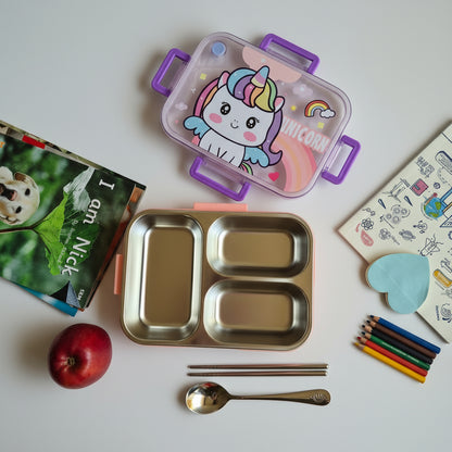 Stainless Steel Unicorn Lunchbox