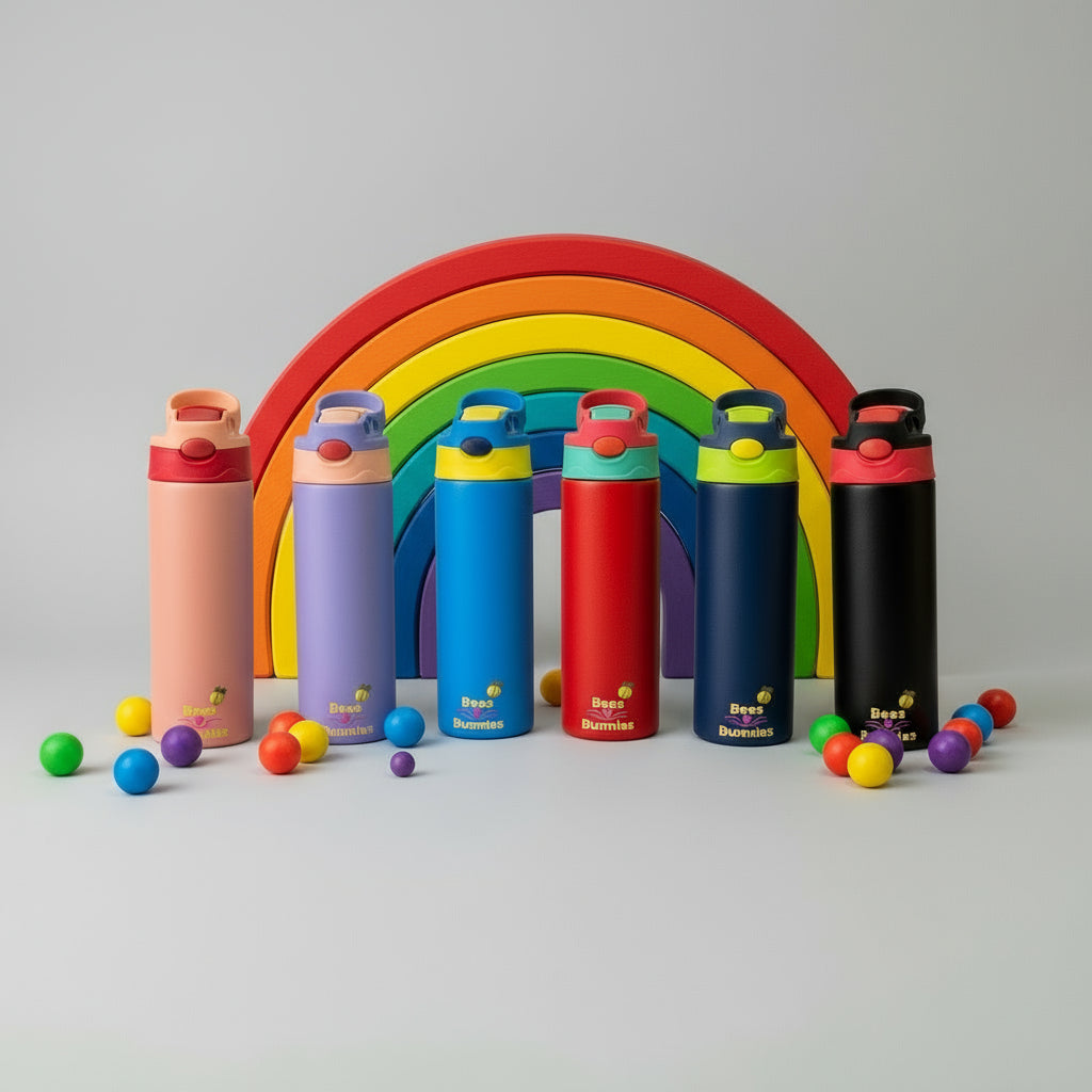 Insulated Powder Coated Bottle - 400ml