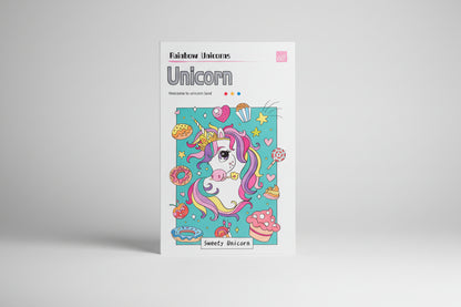 Watercolor Coloring Book (12 pages)