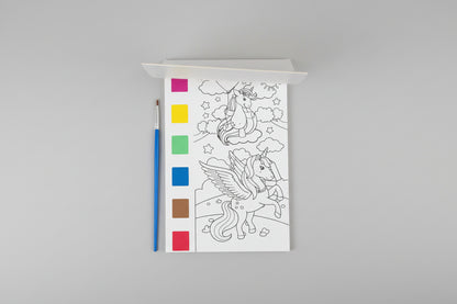Watercolor Coloring Book (12 pages)