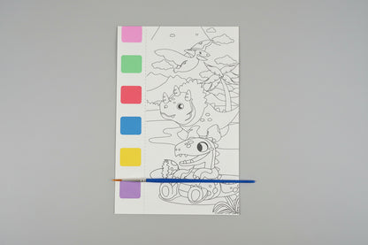 Watercolor Coloring Book (12 pages)