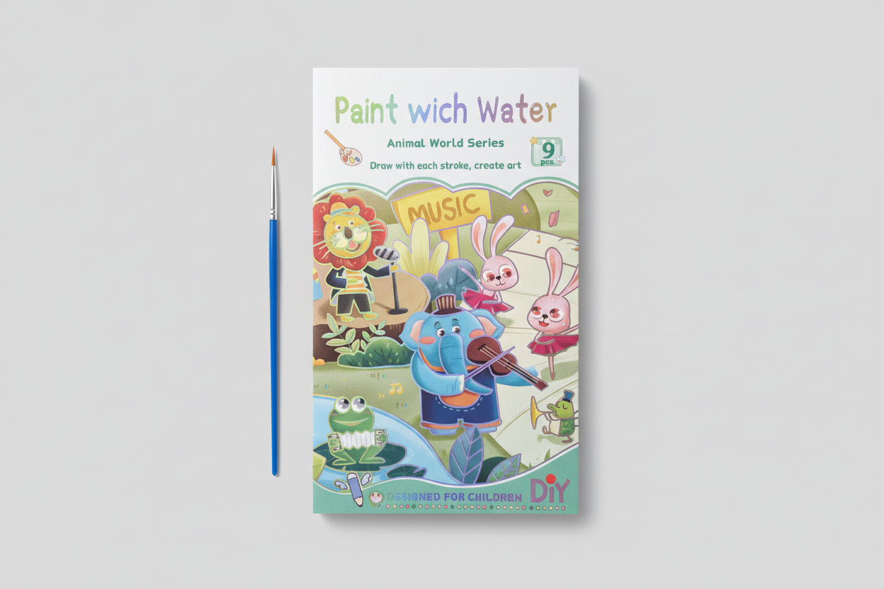 Watercolor Coloring Book (12 pages)