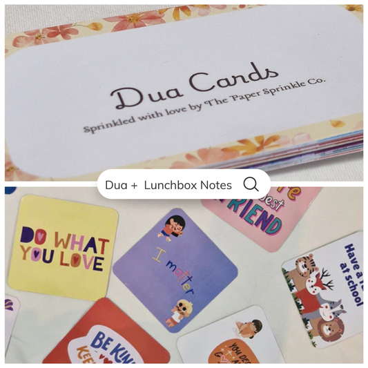 Lunchbox Notes and Dua Cards Deal