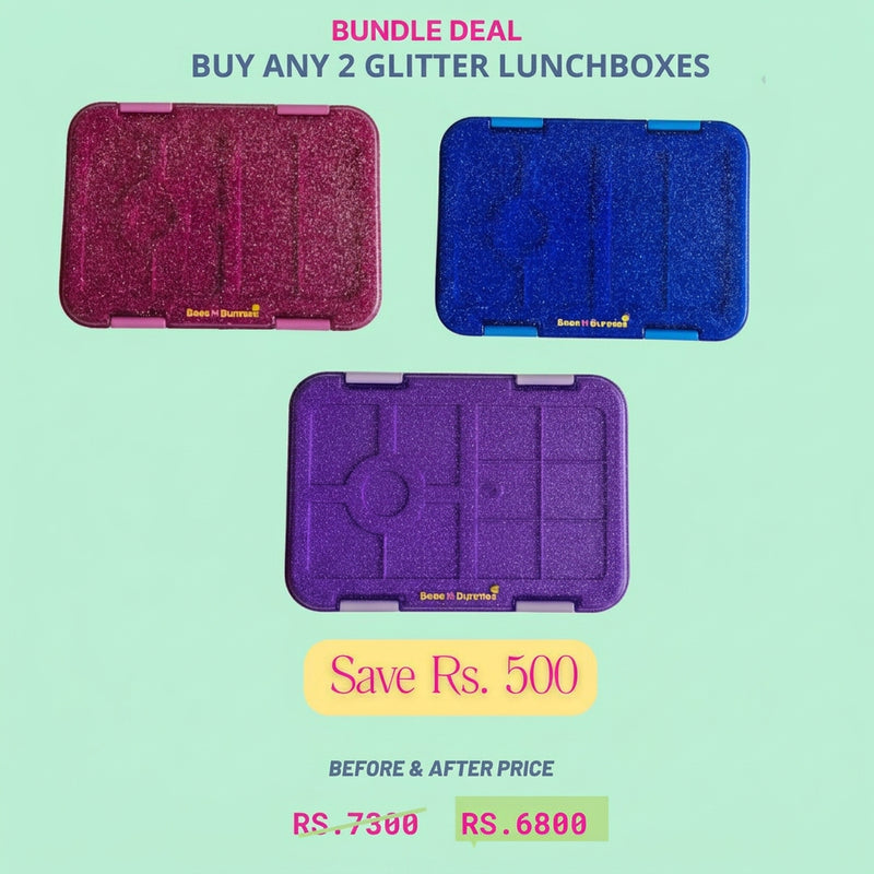 Any 2 Glitter Lunchbox Deal