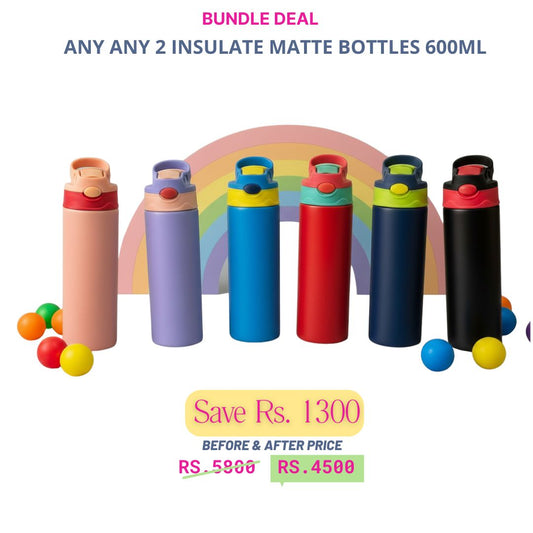 Insulated Matte Bottle Bundle