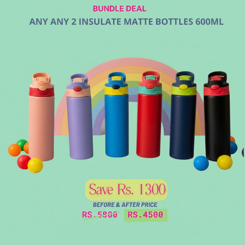 Insulated Matte Bottle Bundle