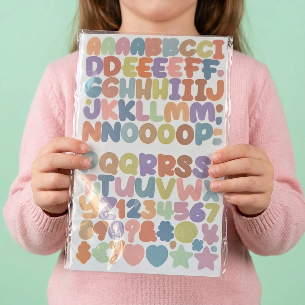2D ABC Stickers (Pack of 2)