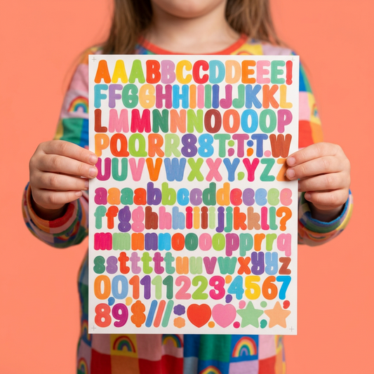 2D ABC Stickers (Pack of 2)