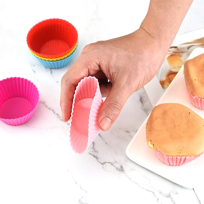 Round Silicone Liners - 6 pc