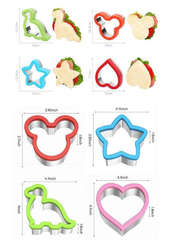Stainless Steel Sandwich Cutter - Large (1 pc)