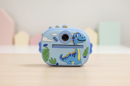 Kids Dinosaur Instant Print Camera with Silicone Case