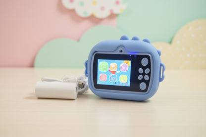 Kids Dinosaur Instant Print Camera with Silicone Case