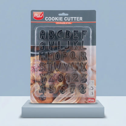 ABC & 123 Cutters - Stainless Steel